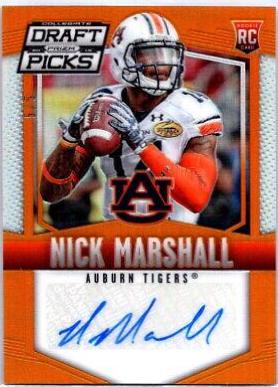 Nick Marshall [Autograph Orange Prizm] #229