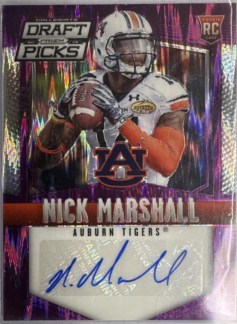 Nick Marshall [Autograph Purple Flash Prizm] #229