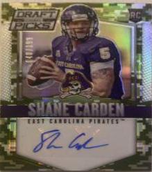 Shane Carden [Autograph Camo Prizm] #139