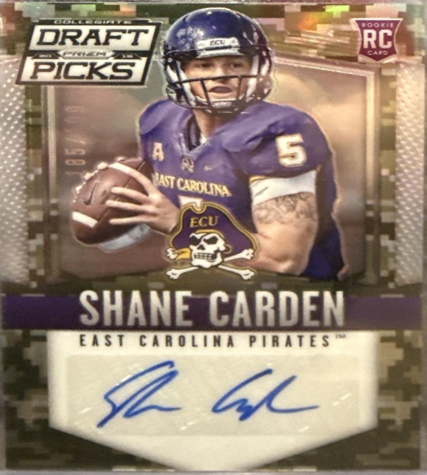 Shane Carden [Camo Prizm] #139