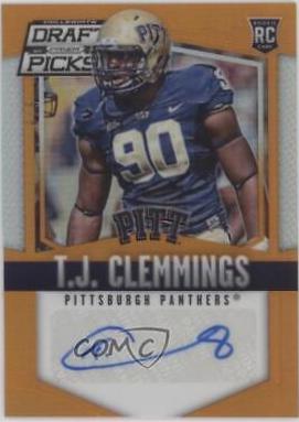 T.J. Clemmings [Autograph Orange Prizm] #238