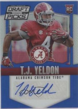 T.J. Yeldon [Autograph Blue Prizm] #144