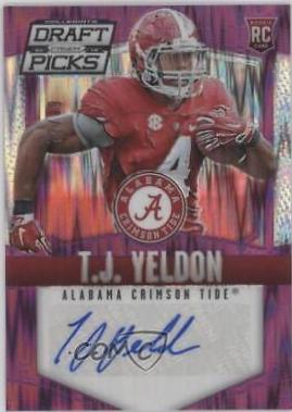 T.J. Yeldon [Autograph Purple Flash Prizm] #144