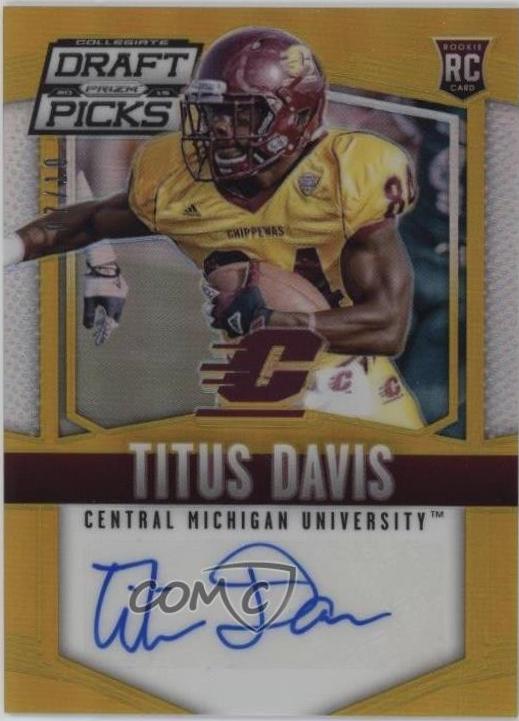 Titus Davis [Autograph Gold Prizm] #242