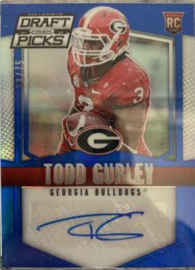 Todd Gurley [Autograph Blue Prizm] #146