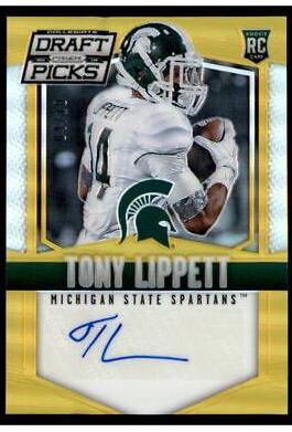 Tony Lippett [Autograph Gold Prizm] #143