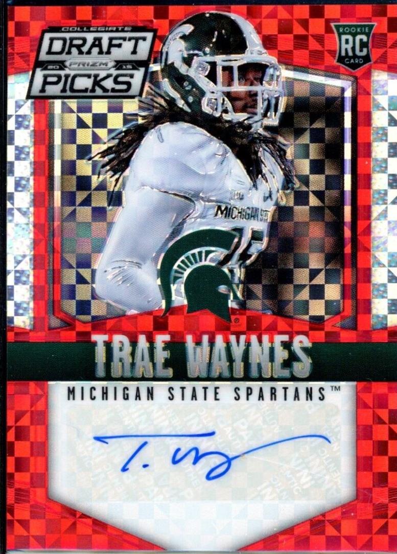 Trae Waynes [Autograph Red Power Prizm] #147
