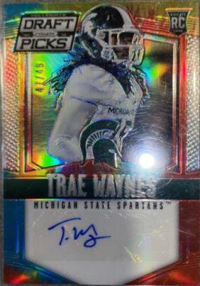 Trae Waynes [Autograph Tie Dyed Prizm] #147