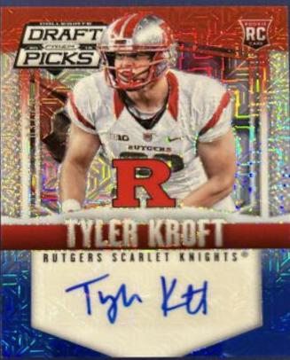 Tyler Kroft [Autograph Red White and Blue Mojo Prizm] #247