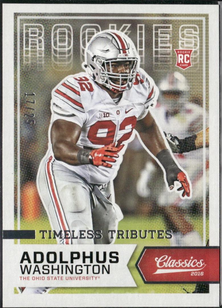 Adolphus Washington [Timeless Tributes Silver] #226