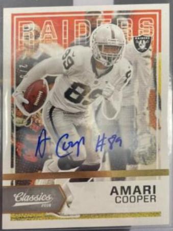 Amari Cooper [Autograph Gold] #1