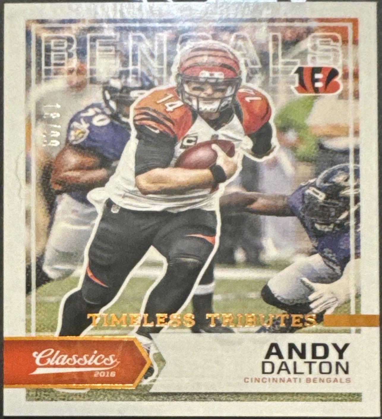 Andy Dalton [Timeless Tributes Bronze] #50