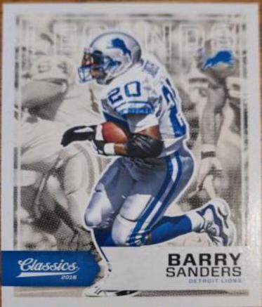 Barry Sanders [White Jersey Red Back] #138