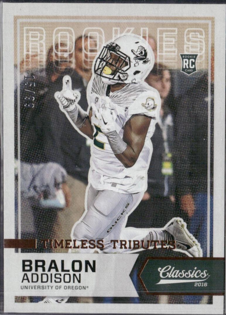Bralon Addison [Timeless Tributes Bronze] #296