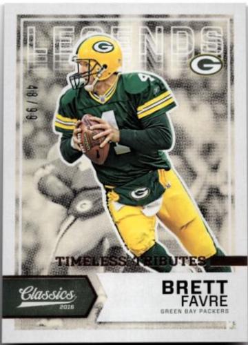Brett Favre [Green Jersey Timeless Tributes Bronze] #178