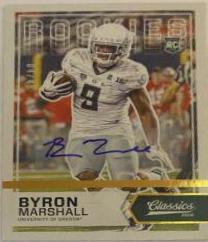 Byron Marshall [Autograph Gold] #238
