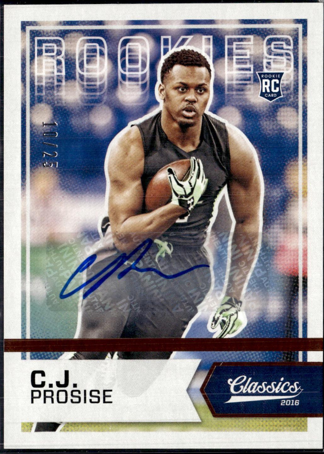 C.J. Prosise [Autograph Bronze] #248