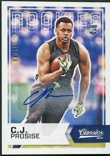 C.J. Prosise [Autograph] #248