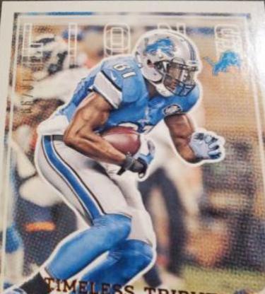 Calvin Johnson [Blue Jersey Timeless Tributes Bronze] #74