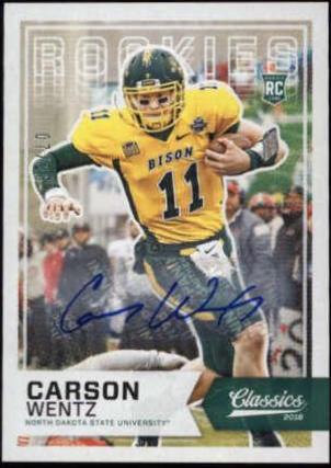 Carson Wentz [Yellow Jersey Autograph] #268