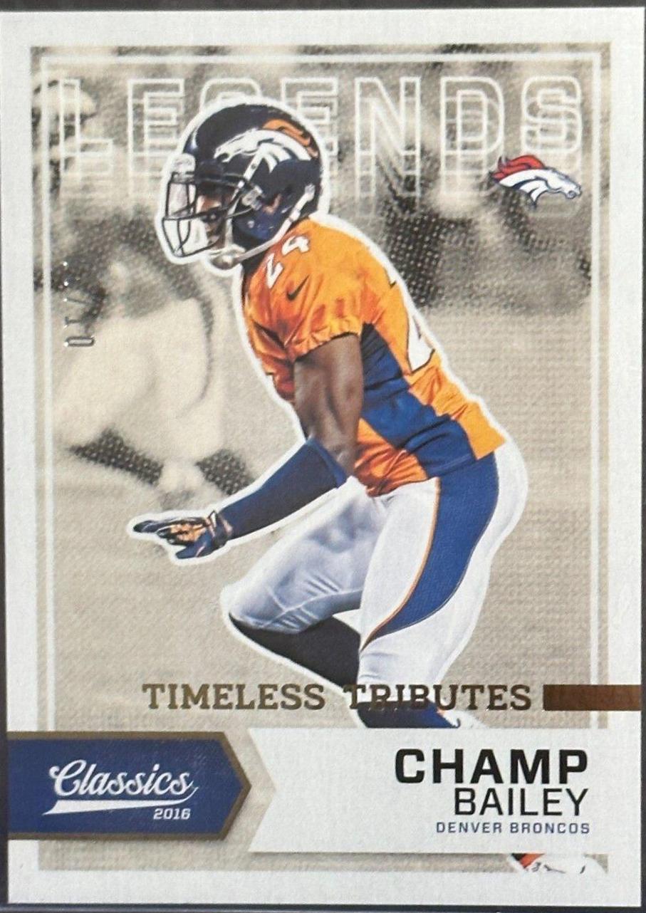 Champ Bailey [Timeless Tributes Gold] #120