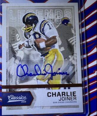Charlie Joiner [Autograph Bronze] #140