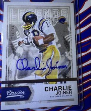 Charlie Joiner [Autograph Silver] #140