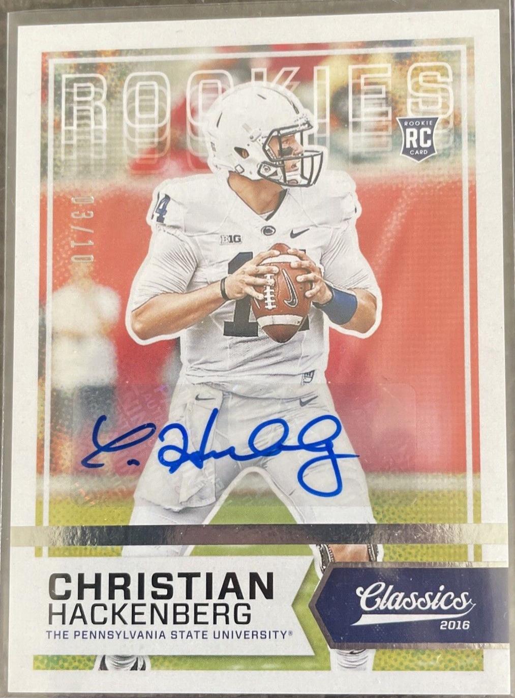 Christian Hackenberg [Autograph Silver] #278