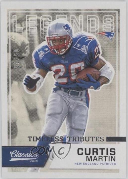 Curtis Martin [Timeless Tributes Silver] #170