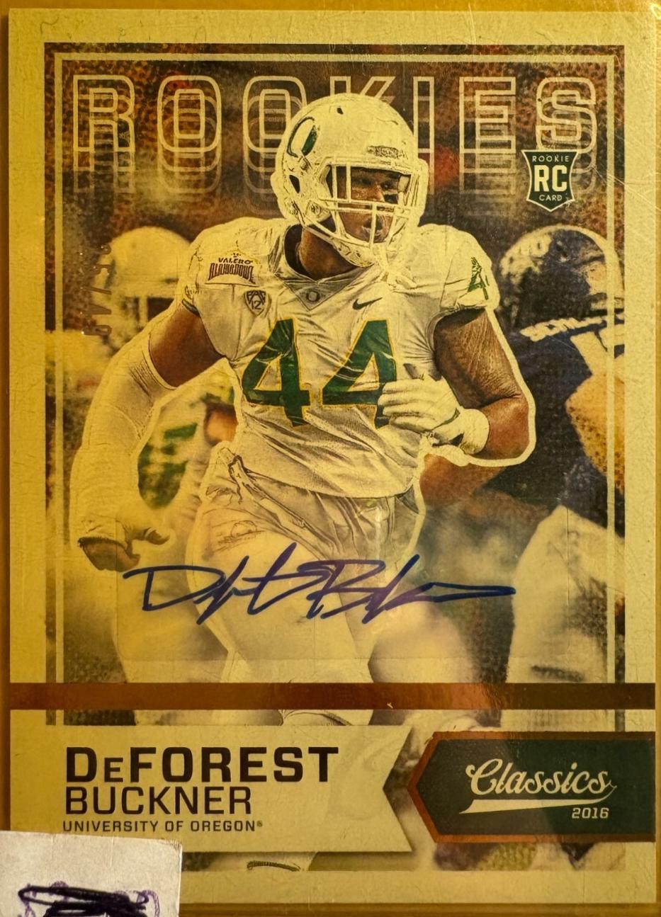 DeForest Buckner [Autograph Bronze] #250