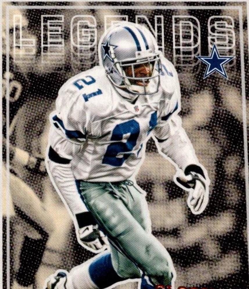 Deion Sanders [White Jersey Glossy] #112