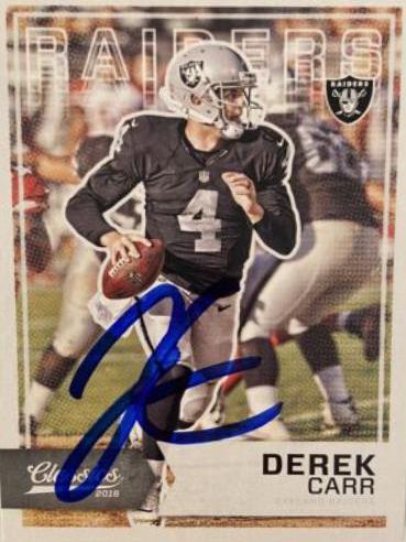 Derek Carr [Autograph] #89