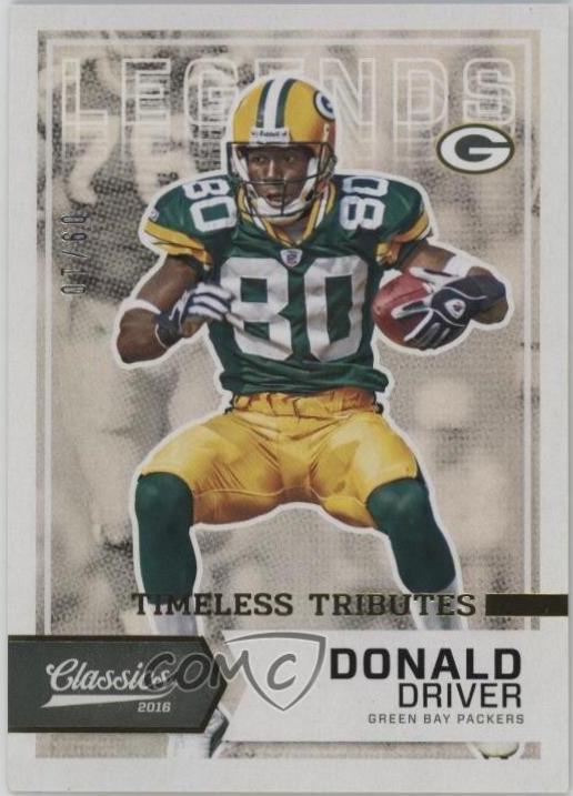 Donald Driver [Timeless Tributes Gold] #152