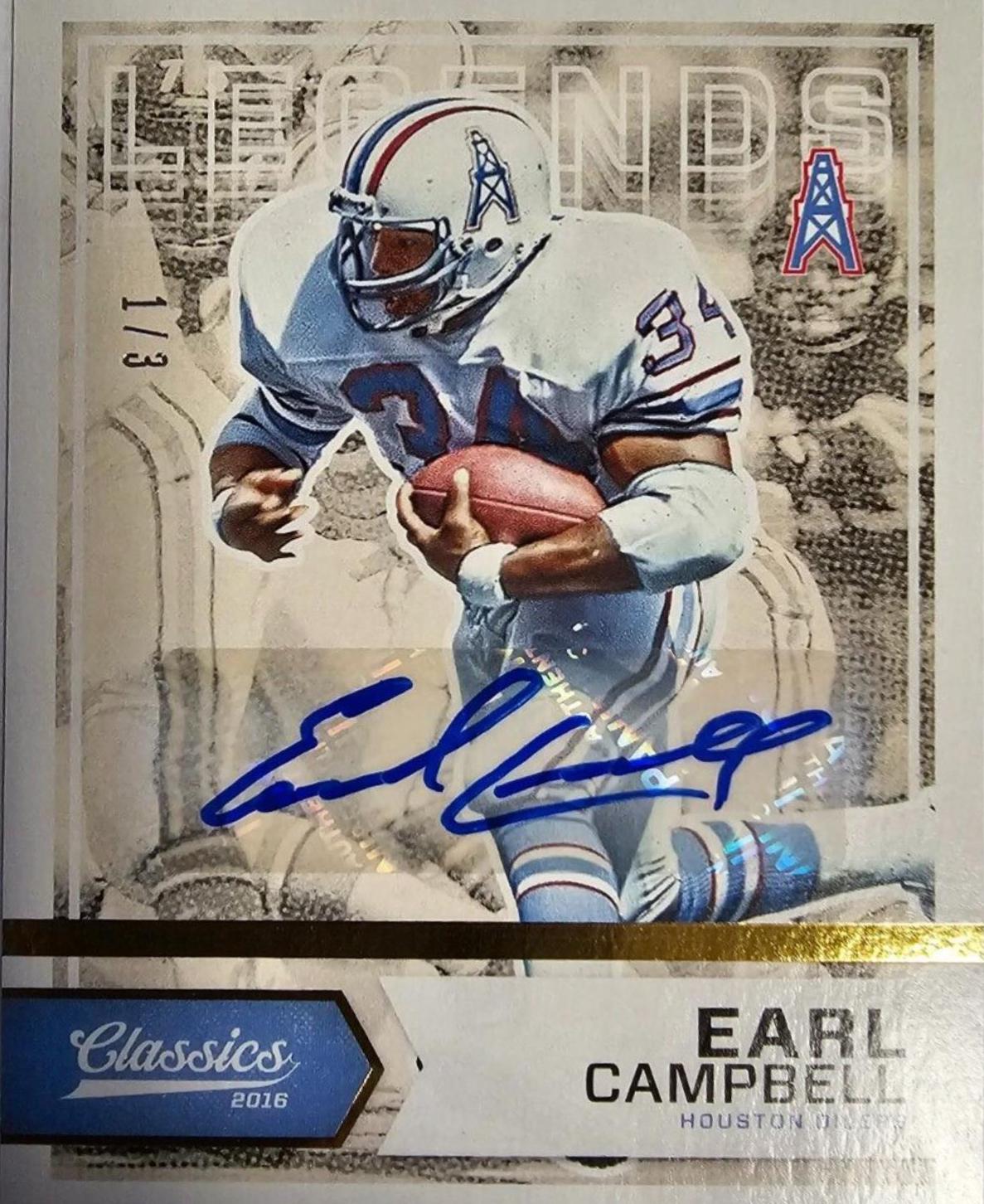 Earl Campbell [Autograph Gold] #192