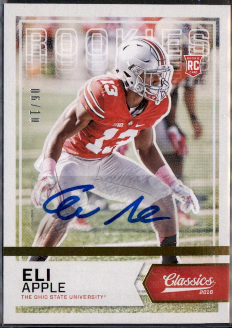 Eli Apple [Autograph Gold] #203