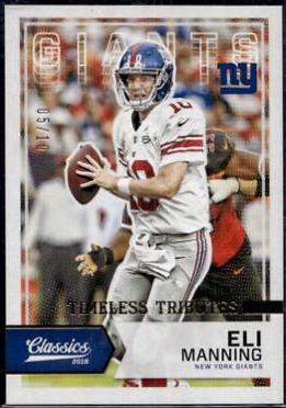 Eli Manning [Timeless Tributes Gold] #58