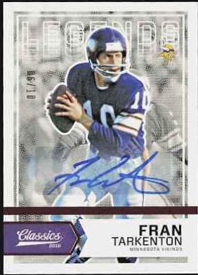 Fran Tarkenton [Autograph Bronze] #144