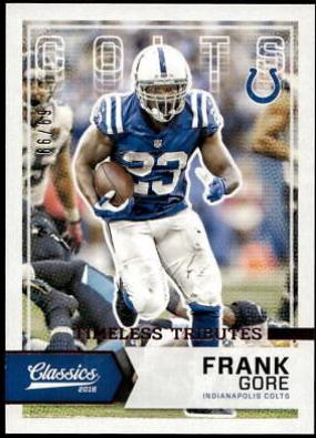 Frank Gore [Timeless Tributes Bronze] #94