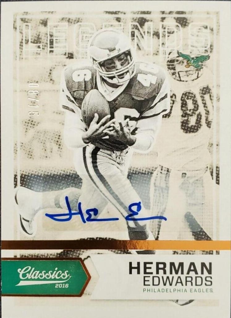 Herman Edwards [Autograph Bronze] #116