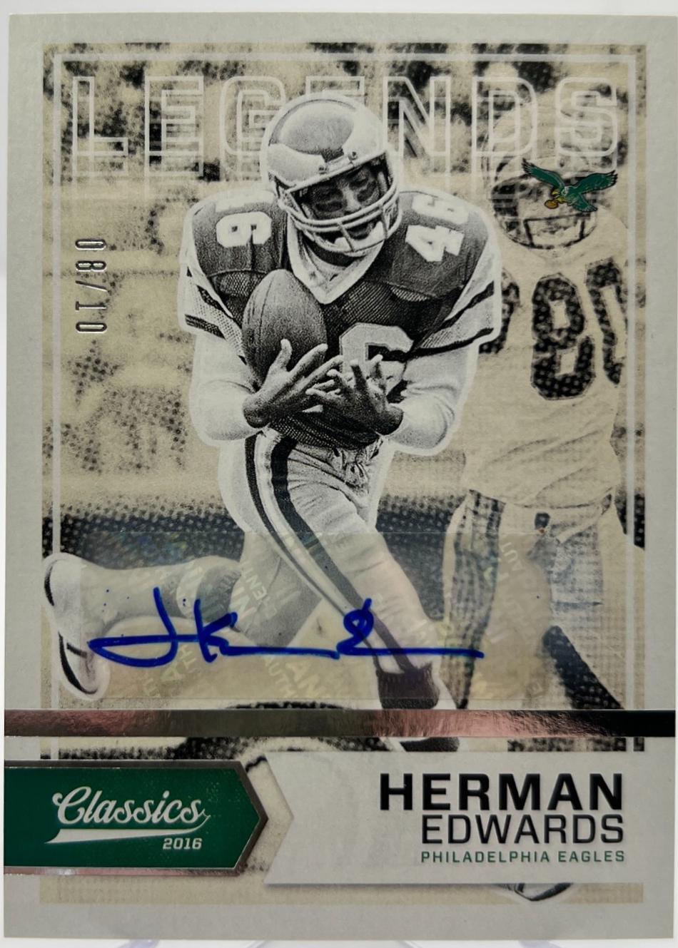 Herman Edwards [Autograph Silver] #116