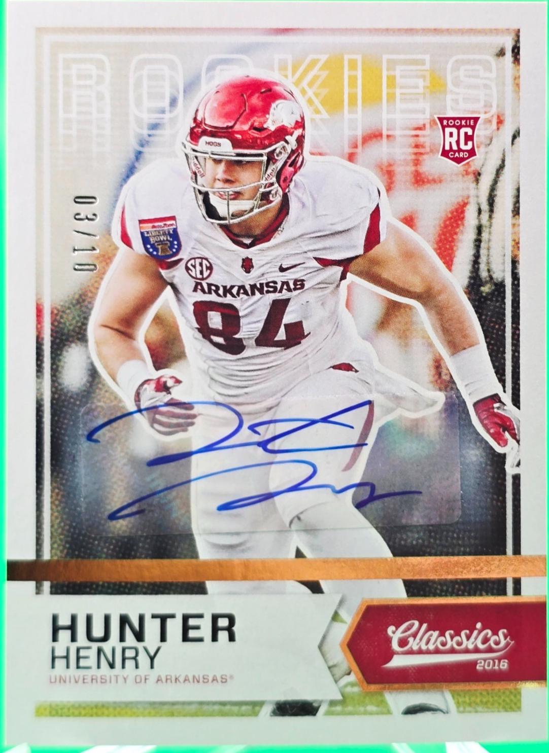 Hunter Henry [Autograph Gold] #232