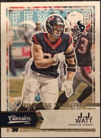 J.J. Watt [Timeless Tributes Silver] #83