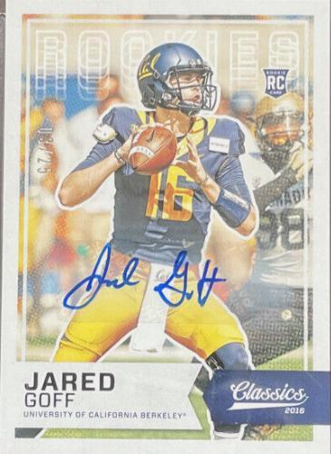 Jared Goff [Black Jersey Autograph] #262