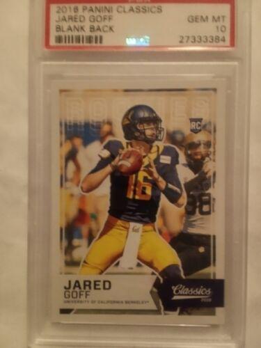Jared Goff [Black Jersey Blank Back] #262