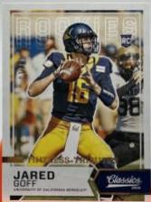 Jared Goff [Black Jersey Timeless Tributes Gold] #262