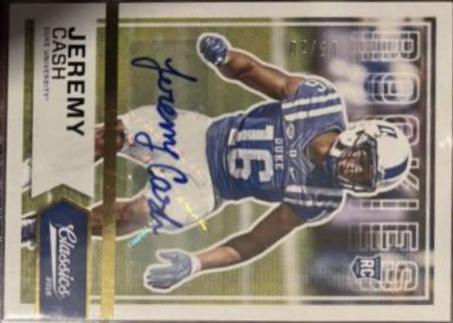 Jeremy Cash [Autograph Gold] #234