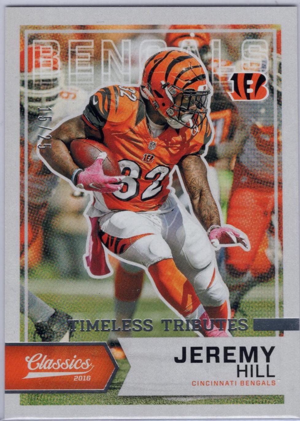 Jeremy Hill [Timeless Tributes Silver] #60