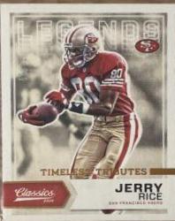 Jerry Rice [Red Jersey Timeless Tributes Bronze] #176