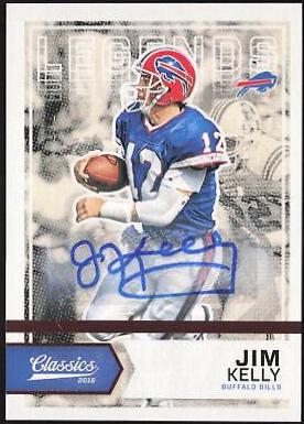 Jim Kelly [Blue Jersey Autograph Bronze] #186
