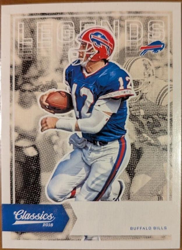 Jim Kelly [Blue Jersey No Name] #186